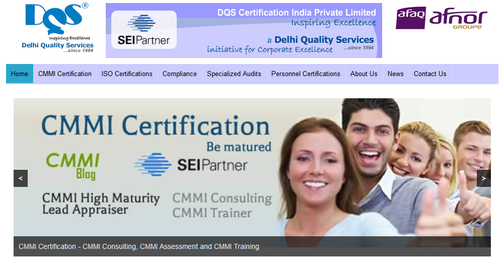 DQS India.com new website
